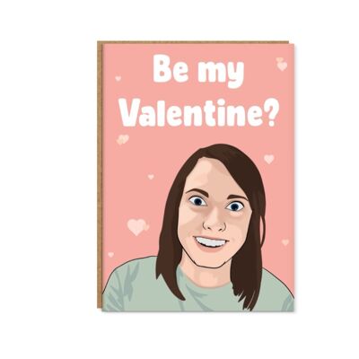 Sei mein Valentinsschatz? , Valentinstagskarte