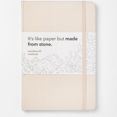 A5 Stone Paper Notebook - Sandstone