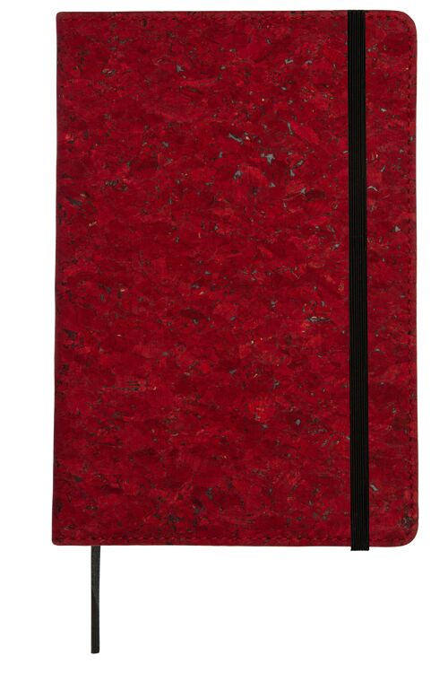 Passion Red Cork A5 Notebook