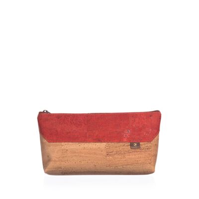 Cork Bag UK Sea Collection Sac à main cosmétique rouge