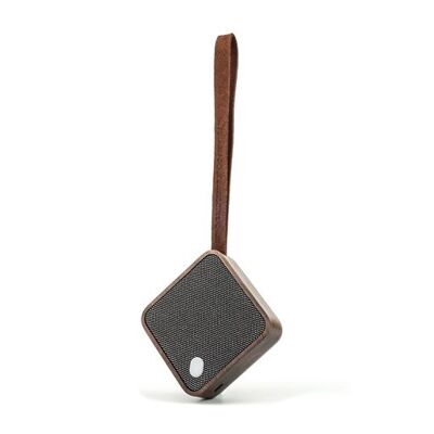 MI Square Pocket Speaker Natural Walnut Wood