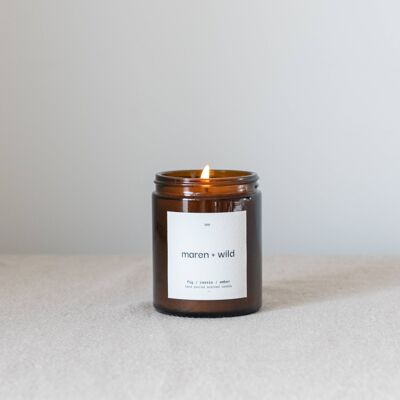 Fig / Cassis / Amber Amber Jar Candle