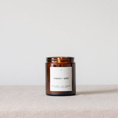 Spiced Damson / Rose / Sandalwood Amber jar Candle