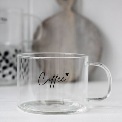 Kaffee-Glas-Becher