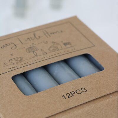 Refillable Pack 12 Candles - Grey -  30 packs