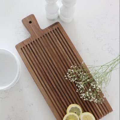 Rustic grooved Chopping Board