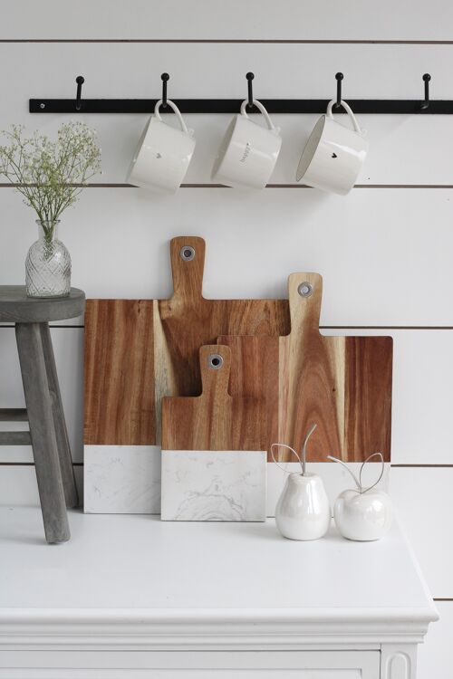 Acacia Marble Chopping Boards - Large