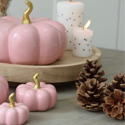 Keramik Kürbis Pink - Winzig
