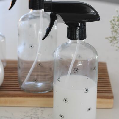 Juego de botellas de spray transparentes - Varios estilos - Floral