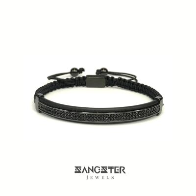 Pavé Black Mens Bracelet ,  SKU105