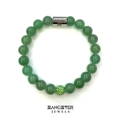 Aventurine X Peridot Pave Womens Bracelet ,  SKU106