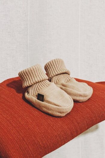 FIL AMBRE | CHAUSSONS | Sauge | 0-6M 5