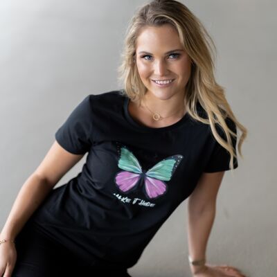 camiseta de mariposa