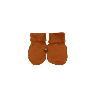 AMBER YARN | BOOTIES | Sugar Almond | 0-6M