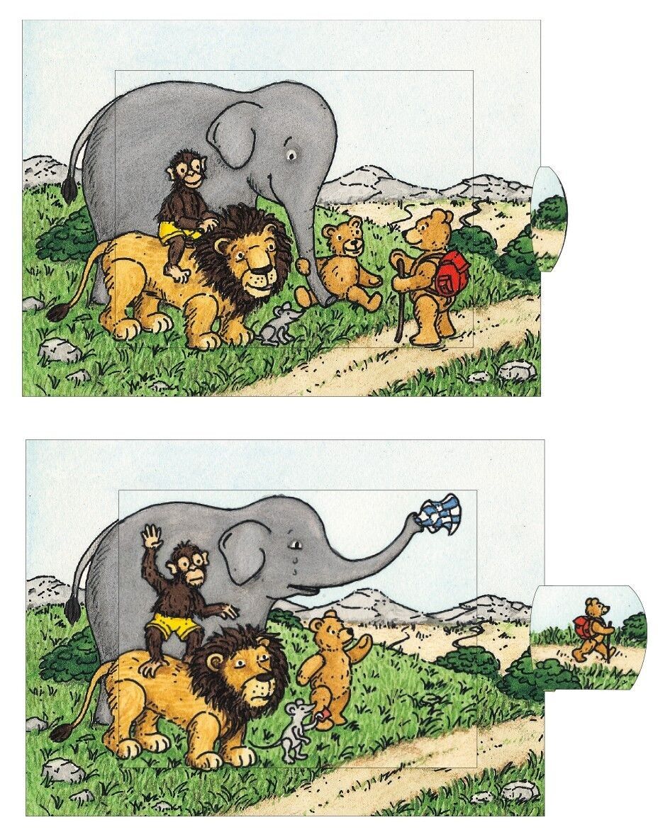 Carta vivente "orso da viaggio"