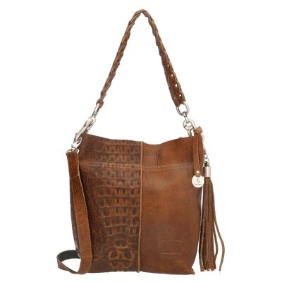 #02 Shoulder bag small cognac