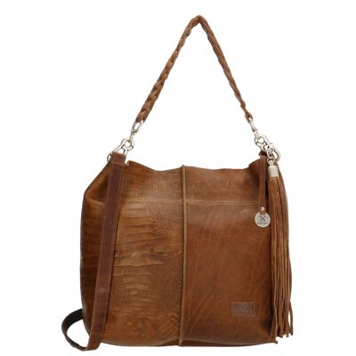 #02 Shoulder bag regular cognac