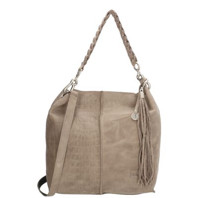 #02 Shoulder bag regular taupe