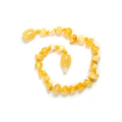 Butterscotch Amber Anklet / Bracelet / Necklace - 40 cm - Yellow