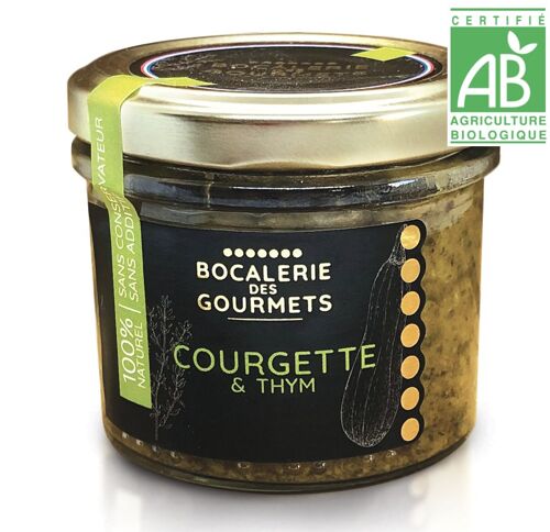 Tartinable de légume Courgette & thym - Bio