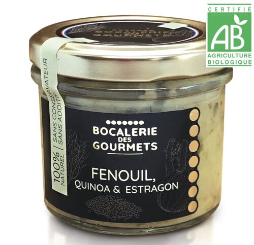 Tartinable de légume Fenouil, quinoa & estragon - Bio