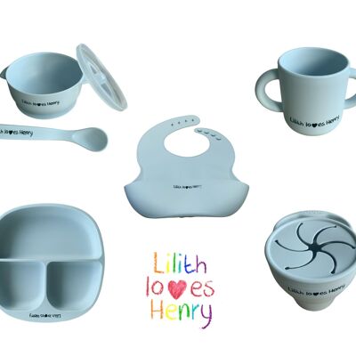 Weaning Set - Baby Blue