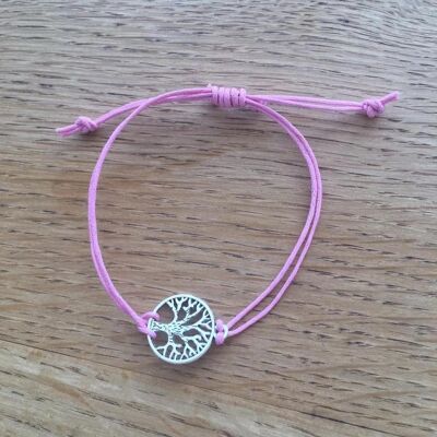 Braccialetti dell'albero della vita. - Rosa