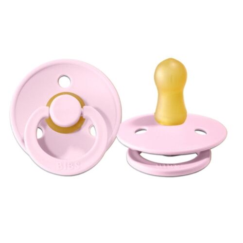 BIBS Dummy - Size 1 - Baby Pink