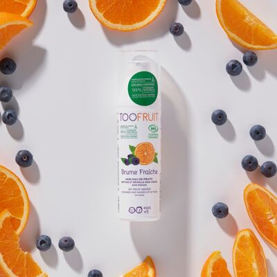 Fresh mist, organic leave-in lotion
 Orange - Blueberry