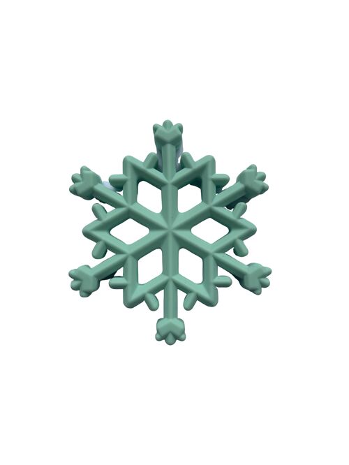 Christmas Snowflake Teether - Mint