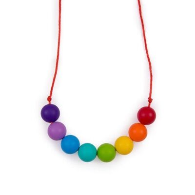 Limited Edition Teething Necklaces - Rainbow Bubbles
