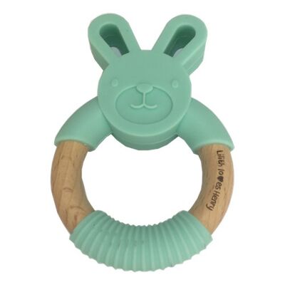 Rabbit Teething Ring - MInt