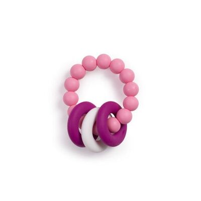 Anello da dentizione - Rosa confetto