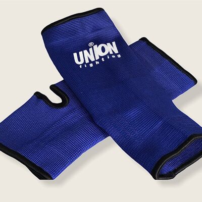 UNION fighting Elastic Ankle Supports Pair Blue