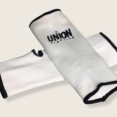 UNION fighting Elastic Ankle Supports Pair White