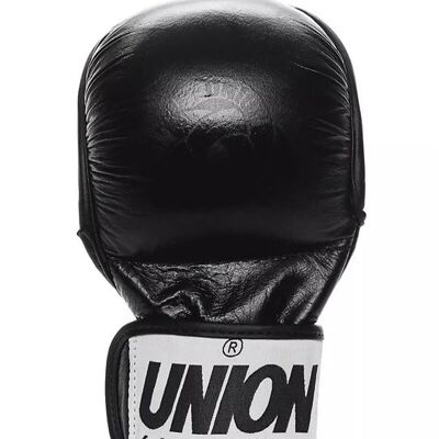 UNION fighting MMA Leather Fingerless Sparring Gloves