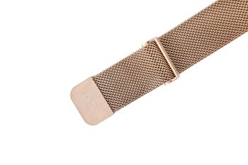 Bracelet métal doré rose 19mm pour "Modern" ou similaire 4