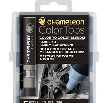 COLOR TOPS CHAMELEON PENS - GRAY TONES