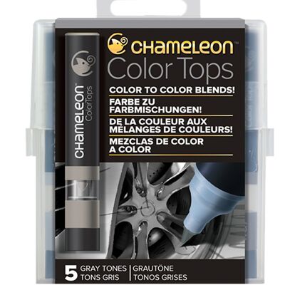 Color tops chameleon pens - tons gris