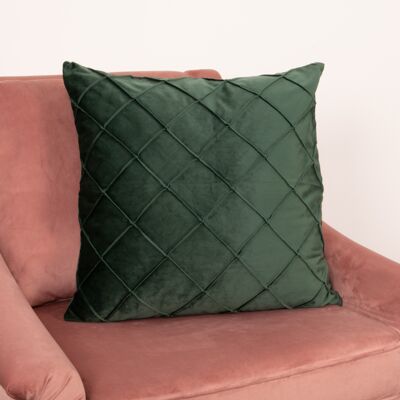 Coussin Velours Vert Diamant