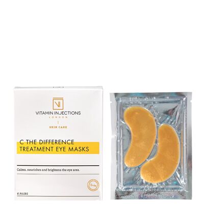 C The Difference Treatment Eye Masks - 6 Pairs