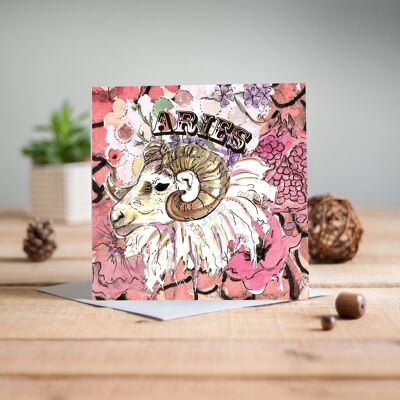 Aries Greetings Card