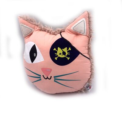 Pirate cat cushion 1