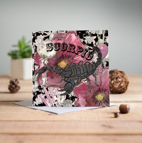 Scorpio Greetings Card