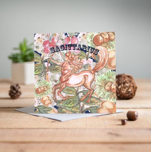 Sagittarius Greetings Card