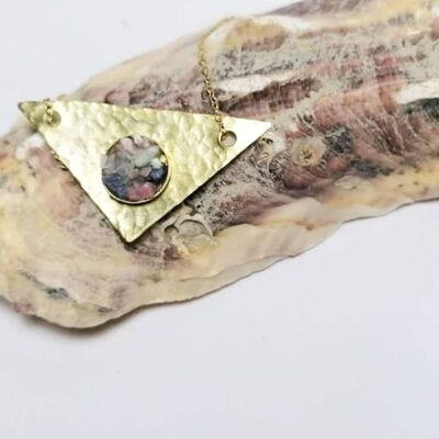 CRUSH-Dreieck-Halskette