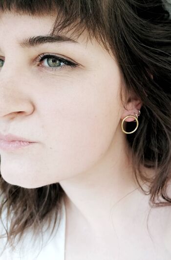 Boucles d'oreilles cercle GEO