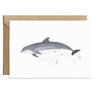 Delphin-Grußkarte
