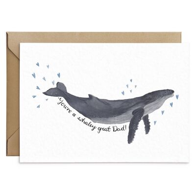 Wal-Wortspiel-Vatertagskarte