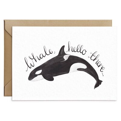 Whale Hello There Card